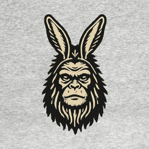 Bigfoot Bunny by WolfeTEES